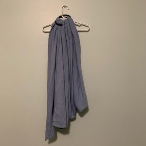 Wild bird blue linen ring sling